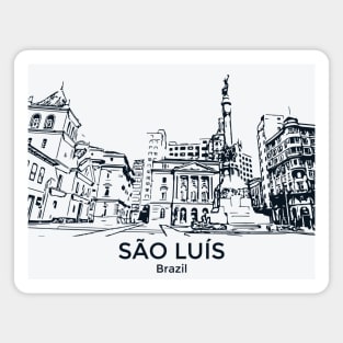 São Luís - Brazil Magnet